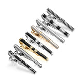 Funki Buys | Necktie Clips | Men's 8 Pcs Short Tie Clips Gift Set