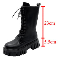 Funki Buys | Boots | Women's Gothic Punk Chunky Platform Boots