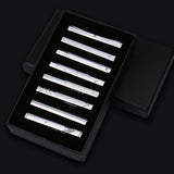 Funki Buys | Necktie Clips | Men's 8 Pcs Metal Tie Clip Gift Sets