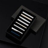 Funki Buys | Necktie Clips | Men's 8 Pcs Short Tie Clips Gift Set