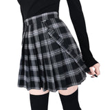 Funki Buys | Skirts | Women's Gothic Suspender Mini Skirt | Plaid