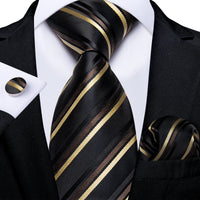 Funki Buys | Neckties | Men's Premium Fashion Silk 3Pcs Tie Set