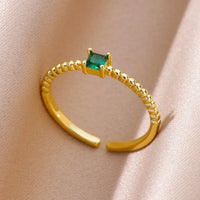 Funki Buys | Rings | Women's Stainless Steel 18K Gold Plated Rings