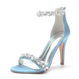 Funki Buys | Shoes | Women's High Stiletto Wedding Sandals for Bride