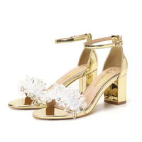 Funki Buys | Shoes | Women's Elegant Rhinestone Bridal Sandals | Formal Shoes