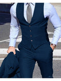 Funki Buys | Suits | Men's Slim Fit Formal Wedding Tuxedos 3Pc