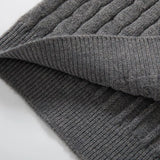 Funki Buys | Sweaters | Men's Mock Neck Knitted Sweater |Thick Slim