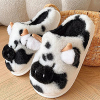 Funki Buys | Shoes | Women's Warm Cartoon Cow Slippers