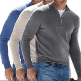 Funki Buys | Sweaters | Men's Slim Fit Casual Warm Pullovers | V-neck Long Sleeve