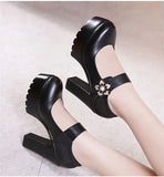 Funki Buys | Shoes | Women's Platform Mary Jane Wedding Prom Shoes