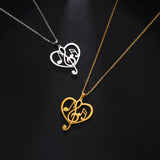 Funki Buys | Necklaces | Women's Treble Note Clef Symbol Music Necklace