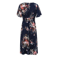 Funki Buys | Dresses | Women's Plus Size Floral Chiffon Flower Dress