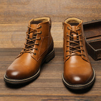 Funki Buys | Boots | Men's Faux Leather Ankle Boots