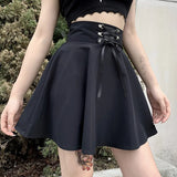 Funki Buys | Skirts | Women's Gothic Punk Retro Skirt | Pleated Mini