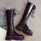 Funki Buys | Boots | Women's Men's Knee High Lace Up Boots