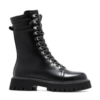 Funki Buys | Boots | Men's Cargo Boots | Platform High Top Biker Boots