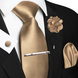 Funki Buys | Neckties | Men's Luxury 5 Pcs Ridged Silk Tie Set