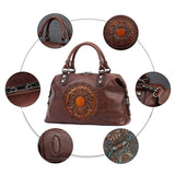 Funki Buys | Bags | Handbags | Women's Retro Genuine Leather Handbag