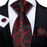 Funki Buys | Neckties | Men's 3Pcs Paisley Wedding Tie Sets