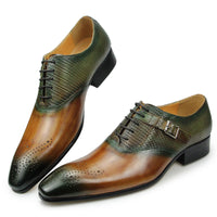 Funki Buys | Shoes | Men's Luxury Leather Brogue Dress Shoe