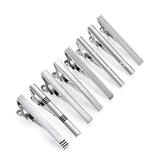 Funki Buys | Necktie Clips | Men's 8 Pcs Short Tie Clips Gift Set