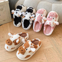 Funki Buys | Shoes | Women's Warm Cartoon Cow Slippers