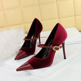 Funki Buys | Shoes | Women's Luxury Velvet Pointed Toe Stiletto Pumps