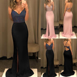 Funki Buys | Dresses | Women's Fashion Sequin Long Party Evening Dress