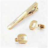 Funki Buys | Cufflinks | Men's New Luxury Business Tie Clip Cufflinks Set