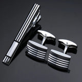 Funki Buys | Cufflinks | Men's French Shirt Cufflinks & Tie Clip Set