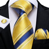 Funki Buys | Neckties | Men's Premium Fashion Silk 3Pcs Tie Set
