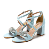 Funki Buys | Shoes | Women's Rhinestone Wedding Sandals | Prom Party