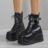 Funki Buys | Boots | Women's Punk Chunky Platform Creepers