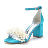 Funki Buys | Shoes | Women's Pearl Open Toe Wedding Sandals | Prom