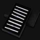 Funki Buys | Necktie Clips | Men's 8 Pcs Metal Tie Clip Gift Sets