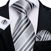 Funki Buys | Neckties | Men's Premium Fashion Silk 3Pcs Tie Set