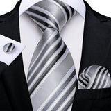 Funki Buys | Neckties | Men's Premium Fashion Silk 3Pcs Tie Set