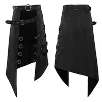 Funki Buys | Skirts | Men's Rock Punk Half Skirt | Gothic Steampunk