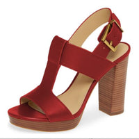 Funki Buys | Shoes | Women's Chunky High Heel Wedding Sandals | Prom