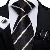 Funki Buys | Neckties | Men's Premium Fashion Silk 3Pcs Tie Set