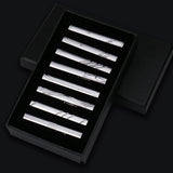 Funki Buys | Necktie Clips | Men's 8 Pcs Metal Tie Clip Gift Sets