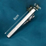 1Pcs Durable Metal Tie Clip Simple Silver Men Necktie Bar Clasp Iron Male Shirts Tie Pin For Wedding Gentleman - image 6