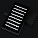 Funki Buys | Necktie Clips | Men's 8 Pcs Metal Tie Clip Gift Sets