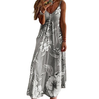 Funki Buys | Dresses | Women's Long Floral Summer Maxi Dress