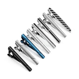 Funki Buys | Necktie Clips | Men's 8 Pcs Short Tie Clips Gift Set