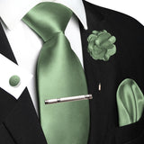 Funki Buys | Neckties | Men's Luxury 5 Pcs Ridged Silk Tie Set