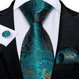 Funki Buys | Neckties | Men's 3Pcs Paisley Wedding Tie Sets