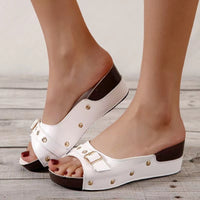 Funki Buys | Shoes | Women's Fashion Slides | Flat Slip On Sandals