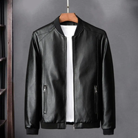 Funki Buys | Jackets | Men's Faux Leather Hooded Motorcycle Jacket