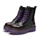 Funki Buys | Boots | Women's Men's Leather Lace-Up Ankle Boots